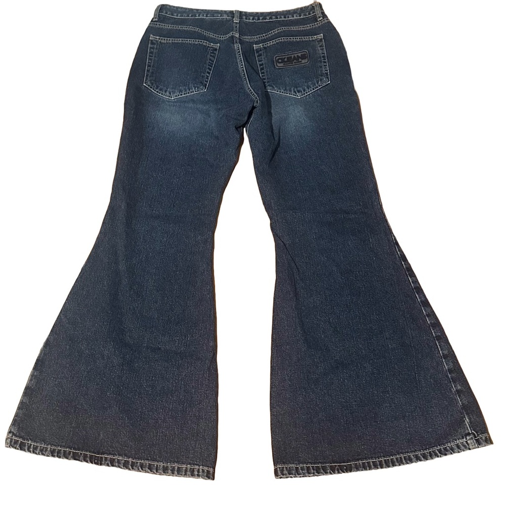 Vintage Calvin Klein Wide Flare Y2K Low Rise Jeans